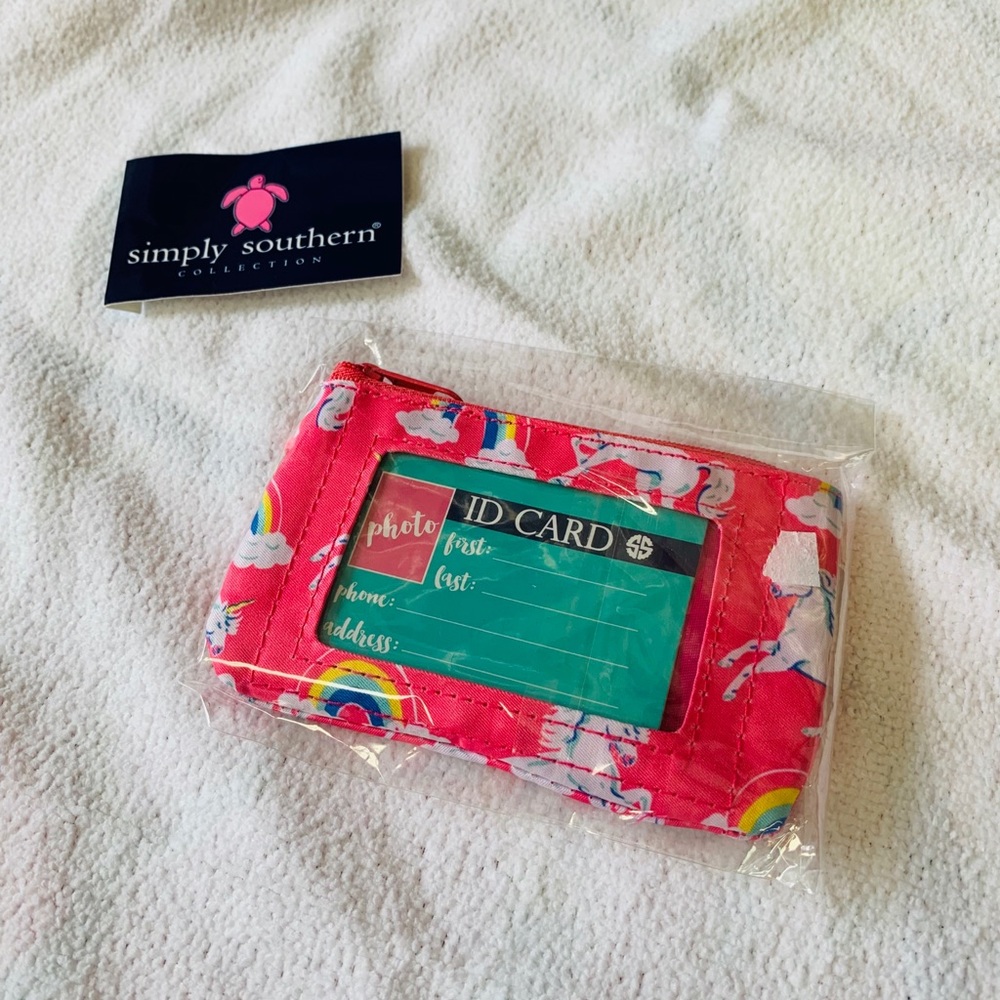 SIMPLY SOUTHERN UNICORN AND RAINBOW CARD HOLDER